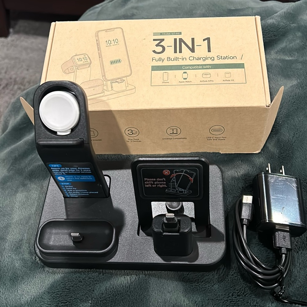 3 in 1 Fully Built Charging Station, Brand New in Box!!